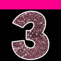 Sparkle - 12" KG 43 pc Number Sets