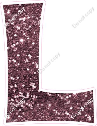 KG 12" Individuals - Mauve Sparkle L