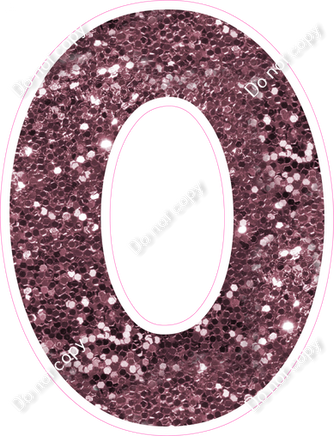 KG 12" Individuals - Mauve Sparkle O