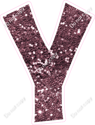 KG 12" Individuals - Mauve Sparkle Y