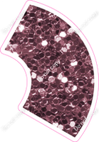 KG 12" Individuals - Mauve Sparkle Apostrophe