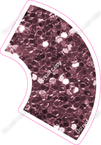 KG 12" Individuals - Mauve Sparkle Apostrophe