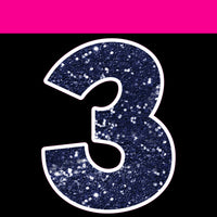 Sparkle - 12" KG 43 pc Number Sets