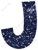 KG 12" Individuals - Navy Blue Sparkle J