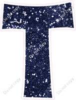 KG 12" Individuals - Navy Blue Sparkle T