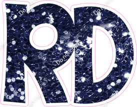 KG 12" Individuals - Navy Blue Sparkle RD