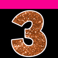 Sparkle - 12" KG 43 pc Number Sets