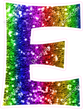 KG 12" Individuals - Rainbow Sparkle E