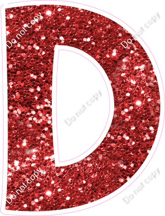 KG 12" Individuals - Red Sparkle D