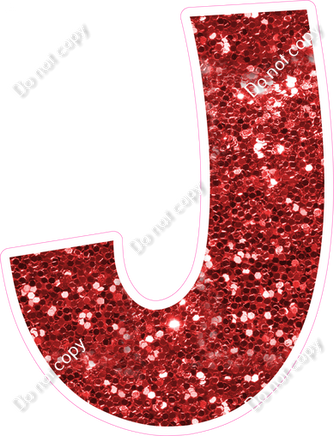 KG 12" Individuals - Red Sparkle J