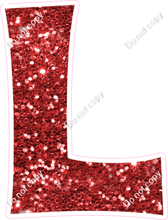 KG 12" Individuals - Red Sparkle L