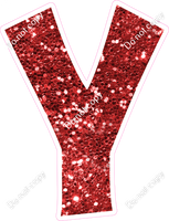 KG 12" Individuals - Red Sparkle Y