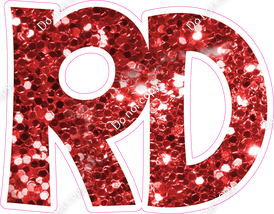 KG 12" Individuals - Red Sparkle RD