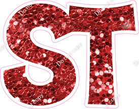 KG 12" Individuals - Red Sparkle ST