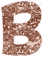 KG 12" Individuals - Rose Gold Sparkle B