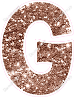 KG 12" Individuals - Rose Gold Sparkle G
