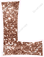 KG 12" Individuals - Rose Gold Sparkle L