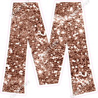 KG 12" Individuals - Rose Gold Sparkle M