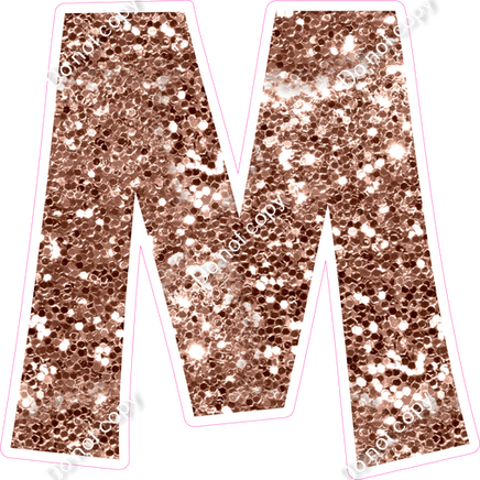 KG 12" Individuals - Rose Gold Sparkle M