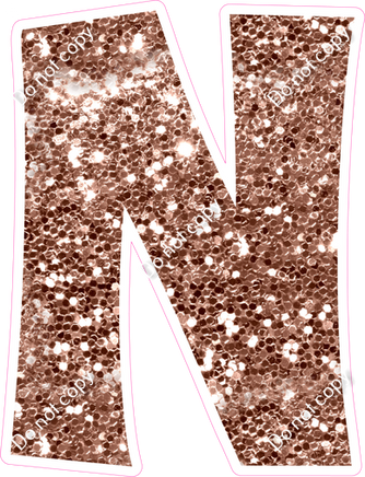 KG 12" Individuals - Rose Gold Sparkle N