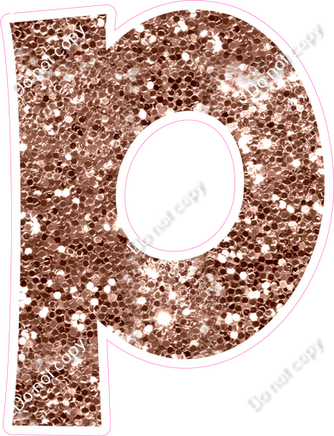 KG 12" Individuals - Rose Gold Sparkle P