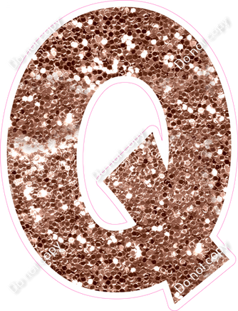 KG 12" Individuals - Rose Gold Sparkle Q