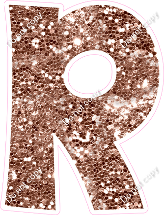 KG 12" Individuals - Rose Gold Sparkle R