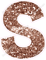 KG 12" Individuals - Rose Gold Sparkle S