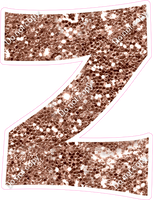 KG 12" Individuals - Rose Gold Sparkle Z