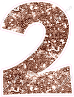 KG 12" Individuals - Rose Gold Sparkle 2