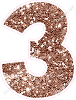 KG 12" Individuals - Rose Gold Sparkle 3