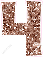 KG 12" Individuals - Rose Gold Sparkle 4