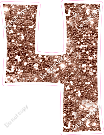 KG 12" Individuals - Rose Gold Sparkle 4