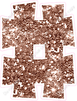 KG 12" Individuals - Rose Gold Sparkle #