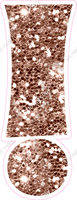 KG 12" Individuals - Rose Gold Sparkle !