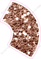 KG 12" Individuals - Rose Gold Sparkle Apostrophe