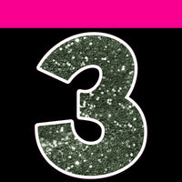 Sparkle - 12" KG 43 pc Number Sets