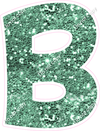 KG 12" Individuals - Sea Foam Sparkle B