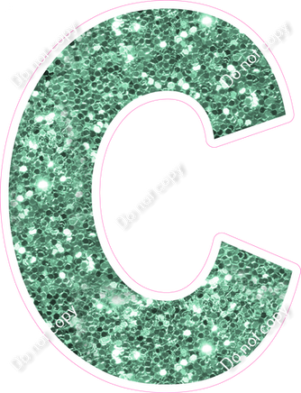 KG 12" Individuals - Sea Foam Sparkle C