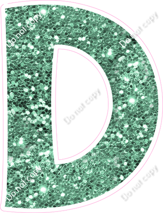 KG 12" Individuals - Sea Foam Sparkle D