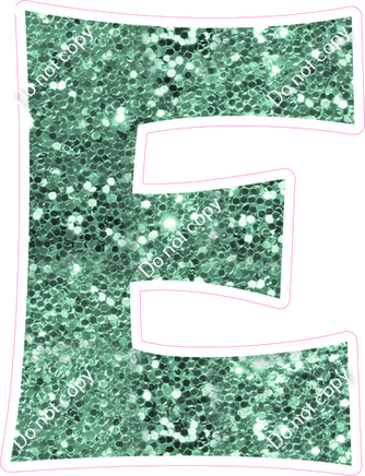 KG 12" Individuals - Sea Foam Sparkle E