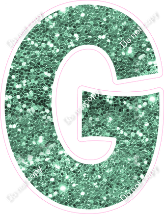 KG 12" Individuals - Sea Foam Sparkle G