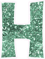 KG 12" Individuals - Sea Foam Sparkle H