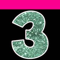 Sparkle - 12" KG 43 pc Number Sets