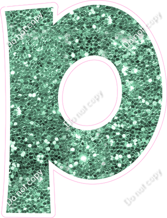 KG 12" Individuals - Sea Foam Sparkle P