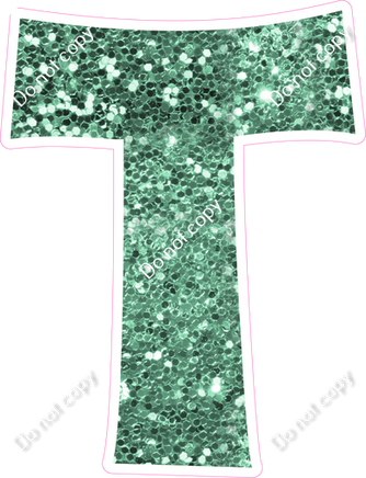 KG 12" Individuals - Sea Foam Sparkle T