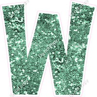 KG 12" Individuals - Sea Foam Sparkle W