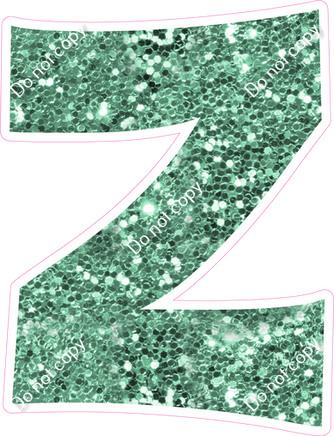 KG 12" Individuals - Sea Foam Sparkle Z