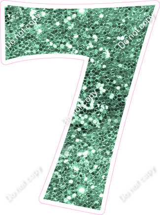 KG 12" Individuals - Sea Foam Sparkle 7