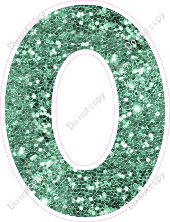 KG 12" Individuals - Sea Foam Sparkle